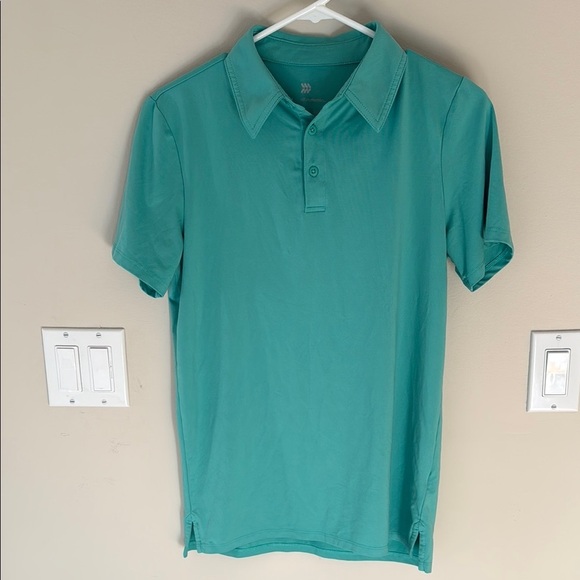 All in Motion Men Green Soft Polo Shirt for Pickleball Tennis Golf Small - Picture 1 of 5